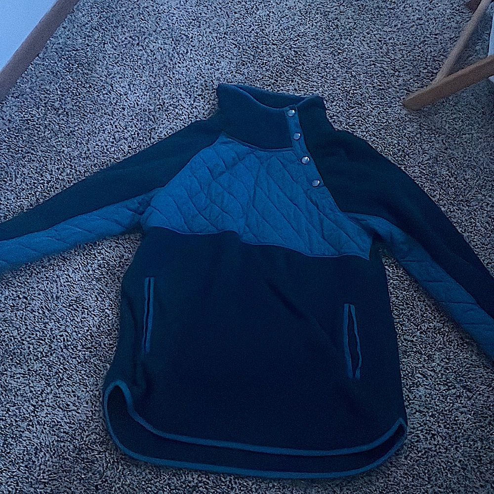 Dark blue and light blue hoodie
